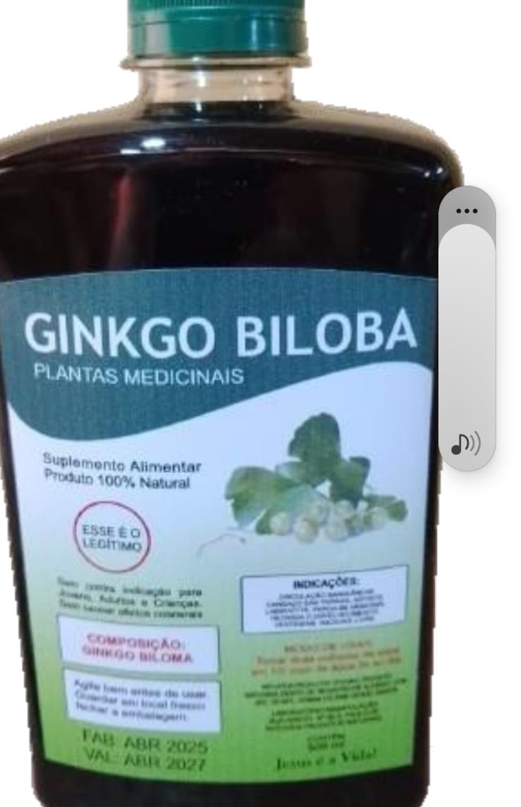 Garrafa Ginkgo Biloba